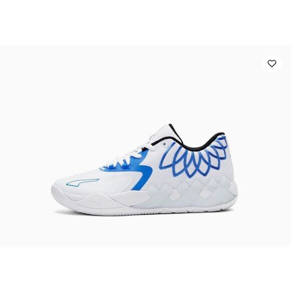 PUMA MB.01 Low LaMelo Ball Team Colors White Bluemazing 376941-11 Sz 15 NIB - Picture 2 of 7